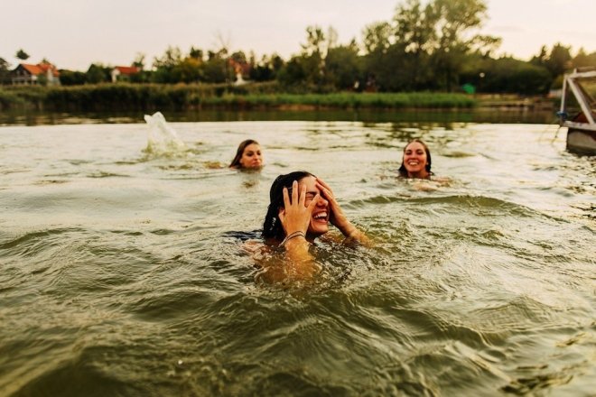 Hier schwimmen wir am liebsten