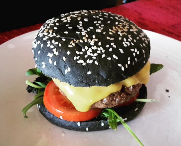 Black Food Schwarzer Burger