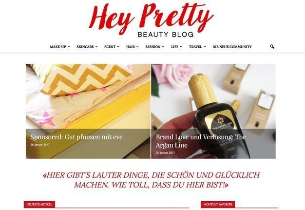 Einer der beliebtesten Beauty Blogs der Schweiz.
